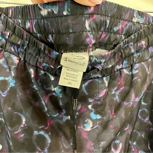 Champion Multicolor Print Straight Leg Athletic Drawstring Pants Size XXL - Picture 4 of 6